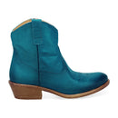Carlitos Cowboy Ankle Boot- Inidgo
