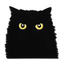Black Cat Staring at You Judging You Pin