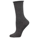 Womens Solid Color Bamboo Socks