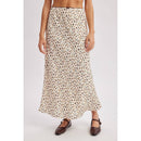 Ditsy Floral Midi Skirt- Cream/Choco