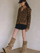 Leopard Cardigan Sweater