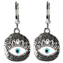 Round Evil Eye Earrings