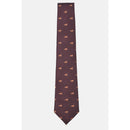 Burgundy Fox Tie