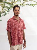 Brick Vine Mens Ultra Light Short Sleeve Button Down