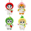 Mofusand Plush Fruit Costume Series Keychain