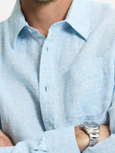 100% Linen Button-Down Shirt
