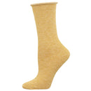 Womens Solid Color Bamboo Socks