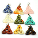 Gemstone Celtic Trinity Knot