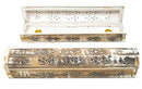 White Washed Wood Incense Box Burner