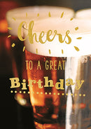 Cheers to a Great Birthday Card