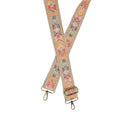 2" Natural Chevron Blooms Guitar Strap
