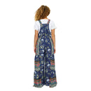 Boho Wide Leg Floral Overall