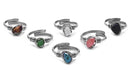 HANDMADE ADJUSTABLE MINI CHIP STONE RING