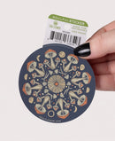 Mushroom Mandala Sticker
