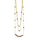 Sachi Coffee and Cream Collection Necklace