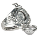 Adjustable Rose Quartz Poison Ring
