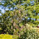 Bohemian-Style Metal "Chobe" Wind Chimes with Sun & Stars