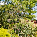 Bohemian-Style Metal "Chobe" Wind Chimes with Elephant Accents