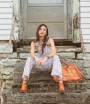 Princess Wooden Wedge Sandal - Pecan