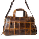 Rawhide Range Leather traveler Bag in Rodeo Tan