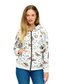 Zip-Up Hoodie Whimsical Celestial