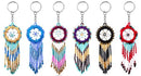 SEED BEAD DREAM CATCHER KEYCHAIN