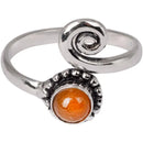 Assorted Adjustable Brass Scroll Rings