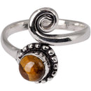 Assorted Adjustable Brass Scroll Rings