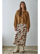 Knit Sweater Polyester Acrylic Wool Spandex Cardigan