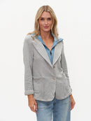 Mixed Media Sweater Blazer - Torino