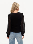 Celeste Mixed Media Sweater