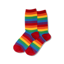 Hot Sox Women's Rainbow Socks