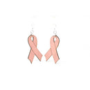 Ribbon Wooden Earrings