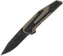 Fraxion Linerlock Knife Tan