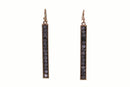Linear Semi Precious Stone Earring