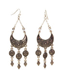 Triple Dangle Ethnic Earrings