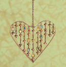 Heart with Dangles Wind Chime