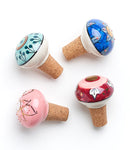 Jalini Hand Painted Wine Stopper Cork - Assorted