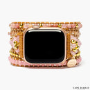 Golden Rose Quartz Apple  Watch Wrap Strap