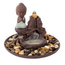 Praying Buddha Backflow Incense Burner