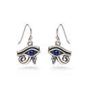 Eye of Horus Earrings w/ Lapis