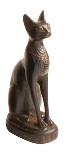 Bastet Cat Statue - Egyptian Goddess (black)
