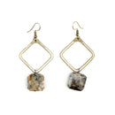 Gold Plated Geometric Earrings