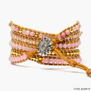 Golden Rose Quartz Apple  Watch Wrap Strap