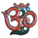 Wooden Carved Om Sign
