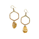 Gold Plated Geometric Earrings