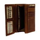 Rugged Earth Leather Ladies Wallet