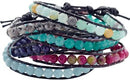 Semi Precious Bead Bracelet 6 MM