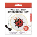 Mini Cross Stitch Embroidery Ladybug Kit