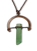 Aventurine Hemisphere Necklace